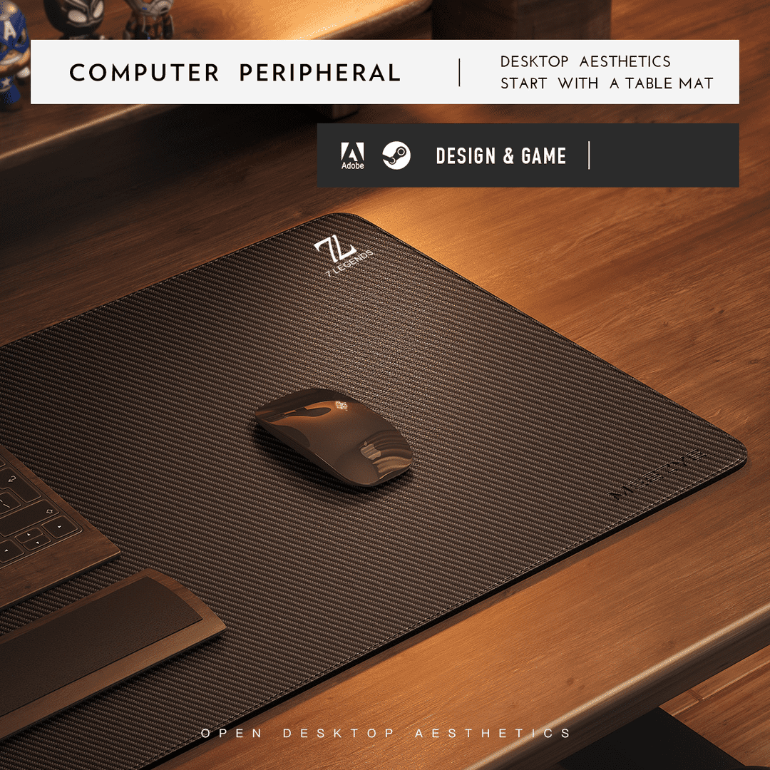 Computer desk mouse anti-slip mat
